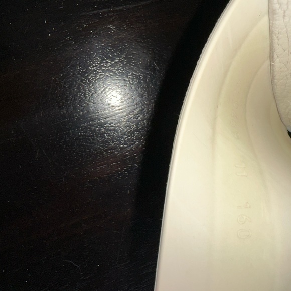 Mens Gucci white web slide sandals size 11 - Picture 5 of 6